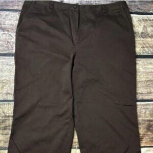 LL Bean Pants Women's Size 20 Bayside Wrinkle Free High Rise Comfort Cotton